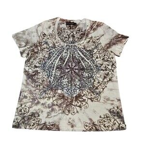 Appropriate Behavior Women's Short Sleeve Decorative Blouse Shirt Size 16W